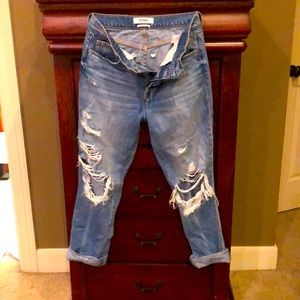 Pistola Distressed Ripped  High waist Mom jeans size 27